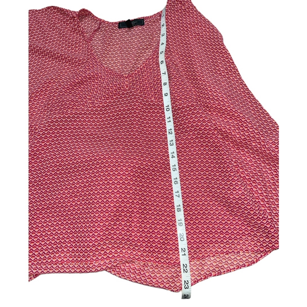 Women's Jessica Simspon Pink/Orange Abstract Sleeveless Top - XS - Picture 11 of 11